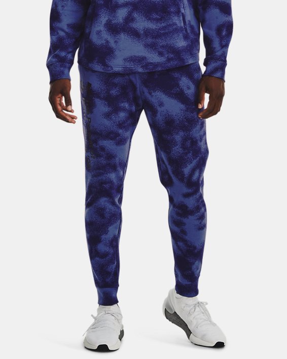 Men's UA Rival Terry Joggers in Blue image number 0